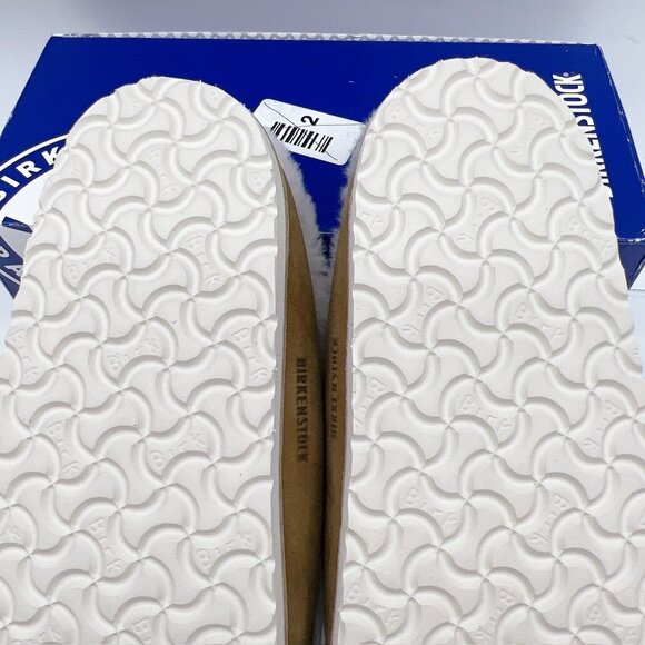 Birkenstock Zermatt Premium Shearling Suede Leather Mink EU 46 US 13-13.5 R - Picture 11 of 11